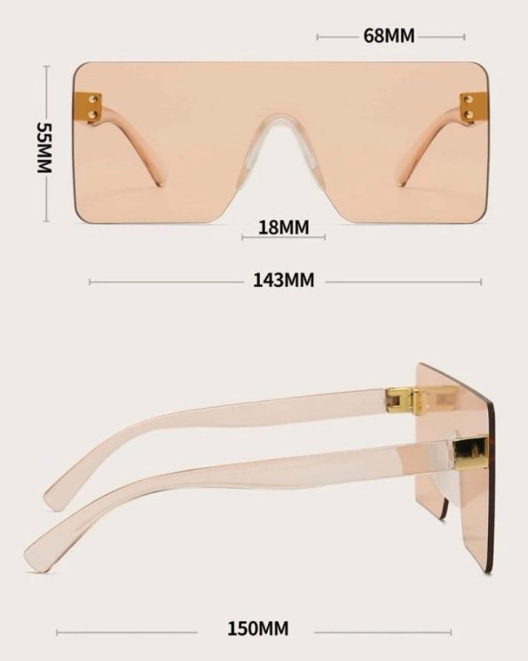Oversize sunglasses for women