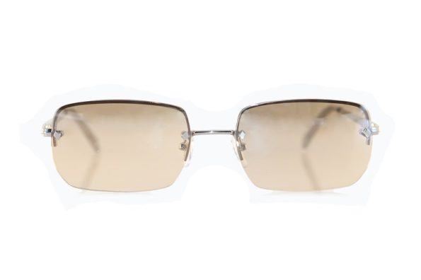 Vintage Classic Square Medium Sunglasses I Trendy Flat Rimless Shades I UV400 Protection & Anti-Reflective Coating A174