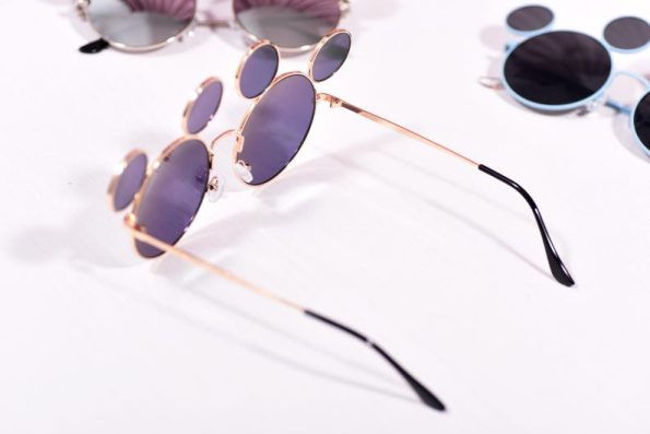 Mickey Mouse Cartoon Round Shades Style Sunglasses, Fun Party Costume Accessory, Festival Cosplay Eyewear