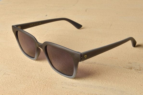 Matte Black Gradient Square Sunglasses for Women – Soft Touch Frame, UV400 Protection, Lightweight Everyday Fashion Eyewear
