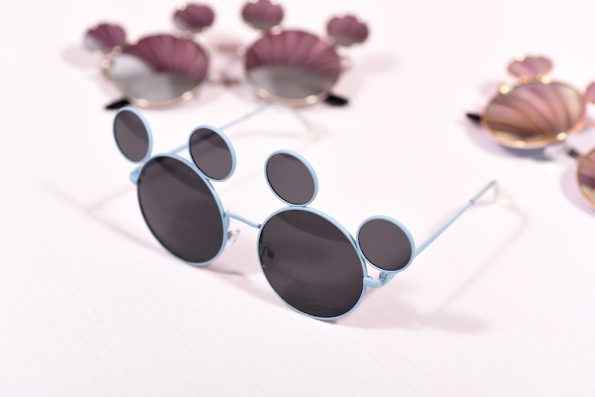 Mickey Mouse Cartoon Round Shades Style Sunglasses, Fun Party Costume Accessory, Festival Cosplay Eyewear