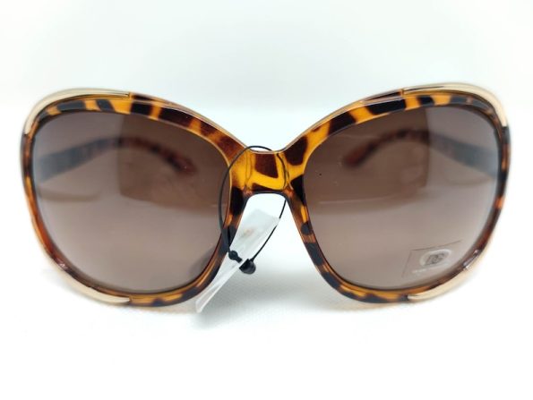 Brand new Oversized Designer oval style Celebrity brown tortoise gold rim SUNGLASSES Shades Eyewear yellow case Holiday Festival Fashion UK